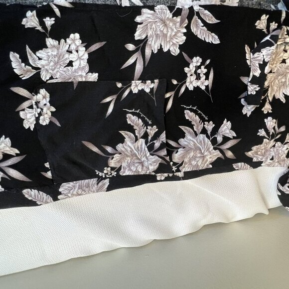 Spiritual Gangster Womens Maya Kimono Robe One Size Black Floral Lightweight - Picture 9 of 9